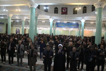 تصاویر/ مراسم معنوی سومین شب قدر در شهرستان تکاب