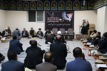 تصاویر| مراسم احیا شب قدر با حضور نماینده ولی فقیه در فارس در مجموعه قضایی استان