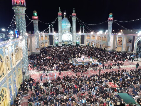 تصاویر : مراسم احیای شب بیست و سوم ماه مبارک رمضان در استان مقدس هلال بن علی (ع)