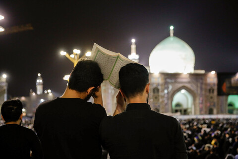 تصاویر/ مراسم احیا شب بیست و سوم ماه مبارک رمضان در حرم مطهر رضوی