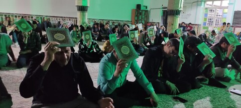 تصاویر/ مراسم احیای سومین شب از لیالی قدر در مسجد جامع شهرستان لیلان