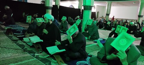 تصاویر/ مراسم احیای سومین شب از لیالی قدر در مسجد جامع شهرستان لیلان