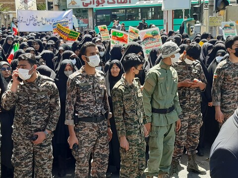 تصاویر:راهپیمایی روز جهانی قدس در کاشان