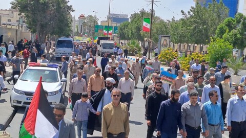 راهپیمایی روز قدس در بوشهر