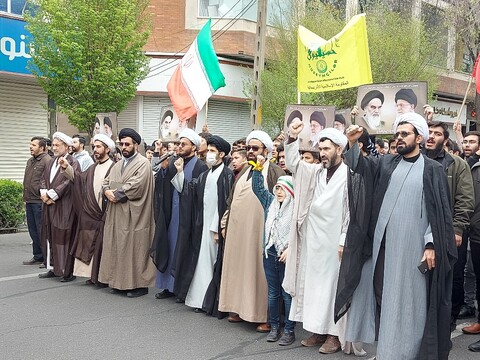 تصاویر/ حضور پرشور تبریزی‌ها در راهپیمایی روز قدس