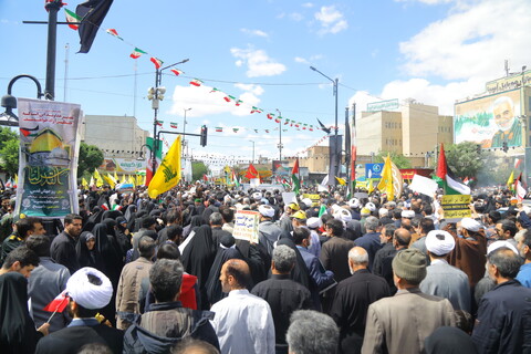 تصاویر / مراسم راهپیمایی روز جهانی قدس در قم