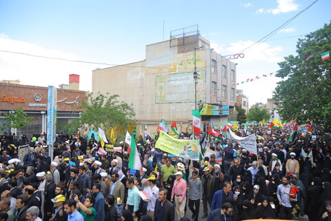 تصاویر / مراسم راهپیمایی روز جهانی قدس در قم