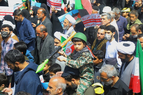 تصاویر / مراسم راهپیمایی روز جهانی قدس در قم