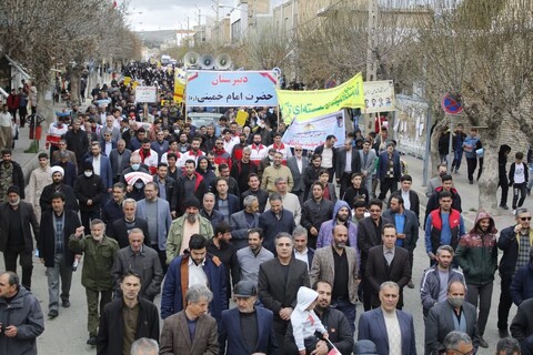 تصاویر/ راهپیمایی روز قدس در تکاب