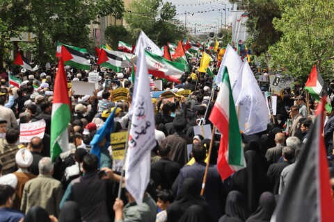 تصاویر/راهپیمایی روز قدس در قم