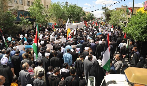 تصاویر/راهپیمایی روز قدس در قم