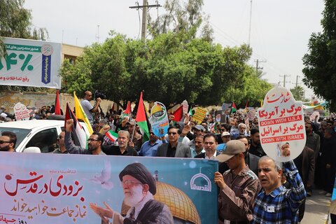 تصاویر/ راهپیمایی روز قدس در بندرعباس