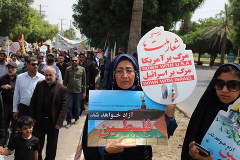 تصاویر/ راهپیمایی روز قدس در بندرعباس