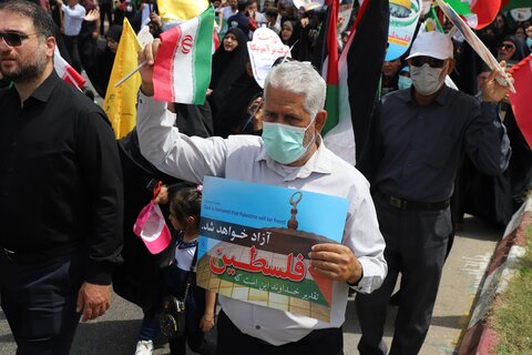 تصاویر/ راهپیمایی روز قدس در بندرعباس