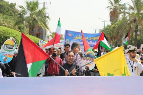 تصاویر/ راهپیمایی روز قدس در بندرعباس