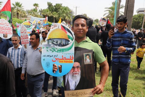 تصاویر/ راهپیمایی روز قدس در بندرعباس