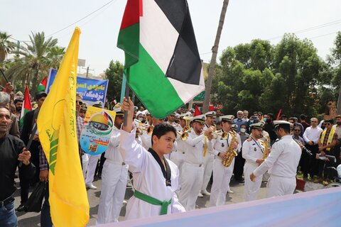 تصاویر/ راهپیمایی روز قدس در بندرعباس