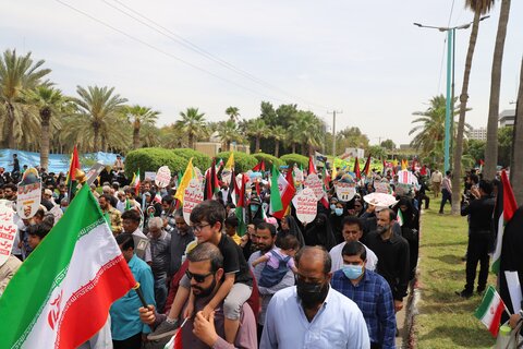 تصاویر/ راهپیمایی روز قدس در بندرعباس