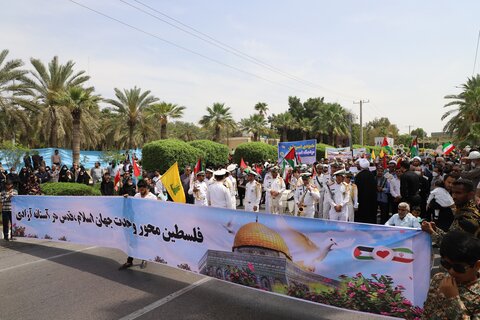 تصاویر/ راهپیمایی روز قدس در بندرعباس