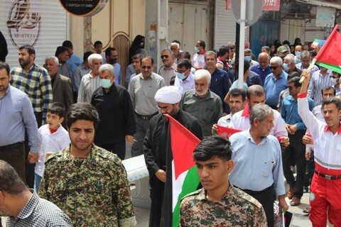 راهپیمایی روز قدس در خورموج