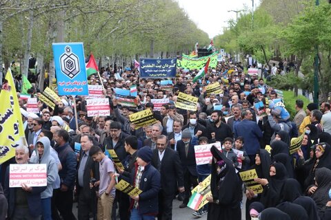تصاویر راهپیمایی روز قدس مردم بروجرد
