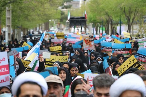 تصاویر راهپیمایی روز قدس مردم بروجرد