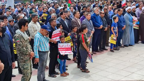 تصاویر/ راهپیمایی روز قدس در شهرستان قشم