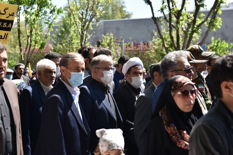 تصاویر/نماز جمعه و راهپیمایی روز قدس در کرج