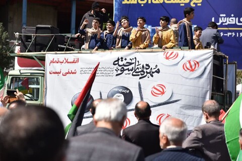 تصاویر/نماز جمعه و راهپیمایی روز قدس در کرج