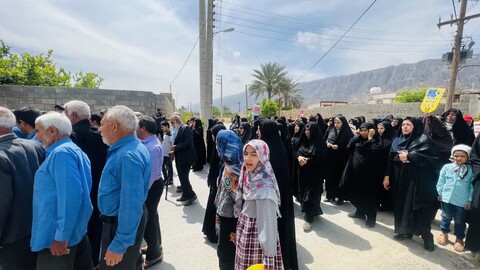 راهپیمایی قدس در روستای طلحه دشتستان