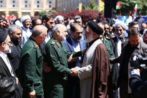 حضور پرشور مردم اصفهان در نماز جمعه روز قدس‎‎