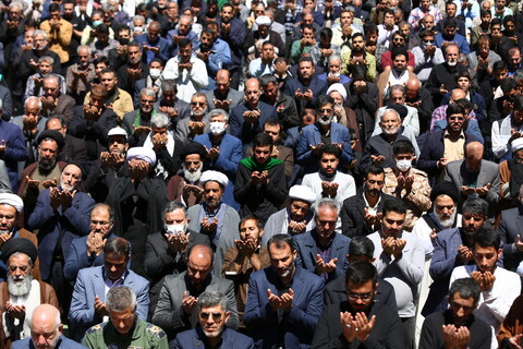 حضور پرشور مردم اصفهان در نماز جمعه روز قدس‎‎