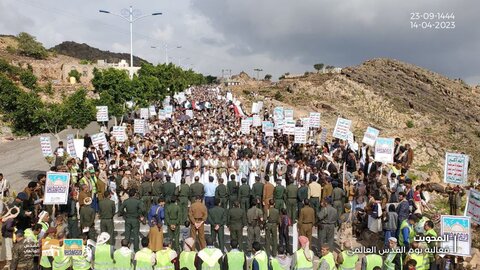 راهپیمایی باشکوه روز جهانی قدس در شهر های مختلف یمن