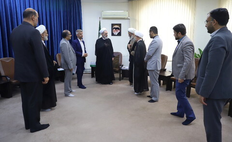 Photo/ Ayatollah Arafi Meets Qom Province University and Higher Education Center Chancellors