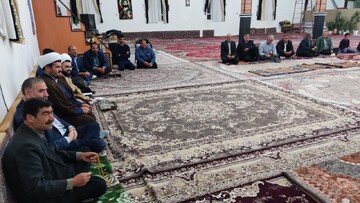 تصاویر/ حضور امام جمعه چهاربرج در روستای  اوزون اوبه