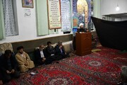 تصاویر/ حضور امام جمعه شهرستان خوی در مسجد قمر بنی هاشم(ع) جمشید آباد