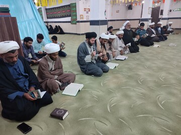 تصاویر/ مراسم احیای شب ۲۷رمضان در مدرسه علمیه امام جعفر صادق (ع) قشم