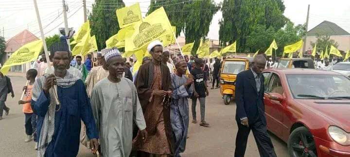 راهپیمایی مردم نیجریه در ایالت آداماوا +تصاویر