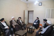 تصاویر/ برگزاری جلسه شورای مشورتی و پشتیبانی حوزه علمیه خوزستان
