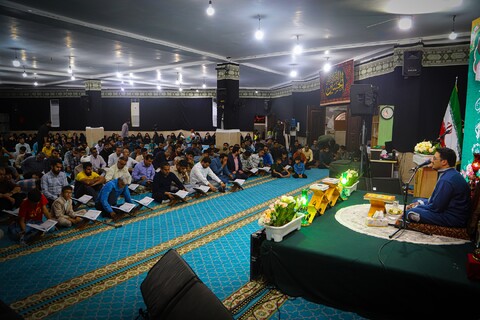 محفل قرآنی با حضور حمید شاکرنژاد در کنگان