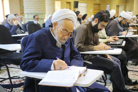 تصاویر / درس فقه بیمه آیت الله فاضل لنکرانی در ماه مبارک رمضان