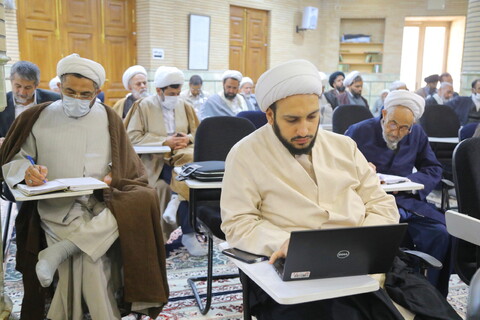 تصاویر / درس فقه بیمه آیت الله فاضل لنکرانی در ماه مبارک رمضان