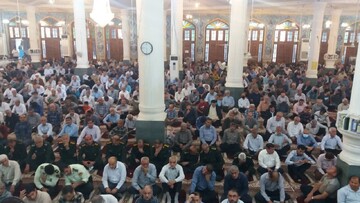 تصاویر/ نماز جمعه برازجان در آخرین روز ماه رمضان ۱۴۰۲