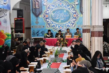 تصاویر/  آخرین روز جزء خوانی قرآن کریم در حسینیه شیخ نوایی خوی