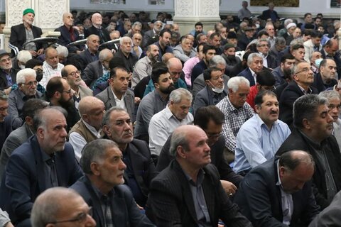 تصاویر/ آیین عبادی سیاسی نمالز جمعه اردبیل