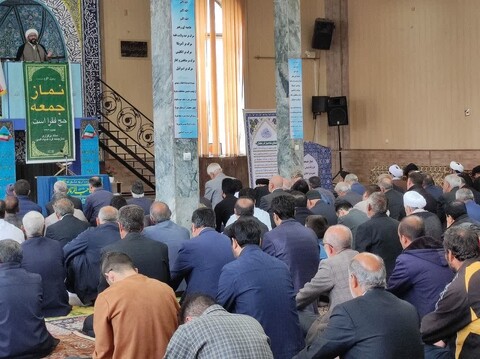 تصاویر/ اقامه نماز جمعه شهرستان چایپاره