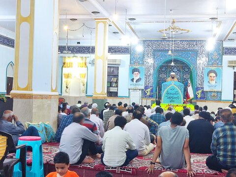 تصاویر/نمازجمعه کاکی در آخرین جمعه رمضان ۱۴۰۲