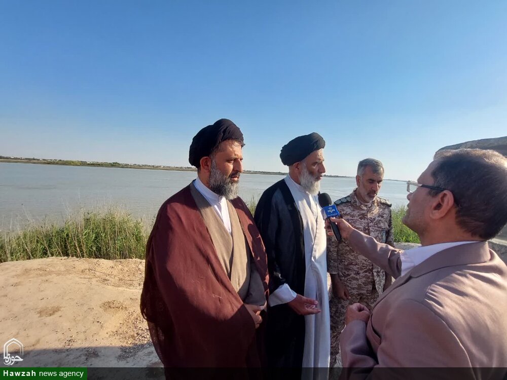 بازدید نماینده ولی فقیه در خوزستان از خطوط مرزی آبادان و خرمشهر
