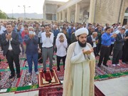 تصاویر/ اقامه نماز عید فطر در کاکی