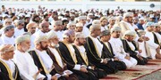 تصاویر/ برگزاری نماز عید سعید فطر در سلطنت عمان